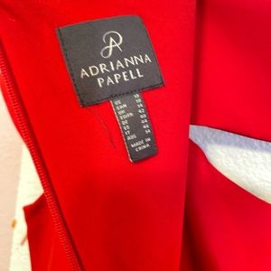 Adrianna Papell Beautiful red Teresa size 10